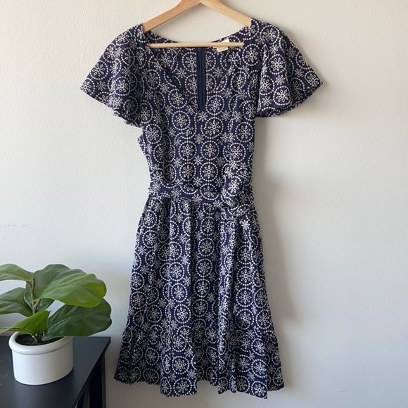 Shoshanna Anthropologie Danica Floral Lace Dress - Picture 4 of 16